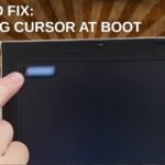 Blank Screen With Blinking Cursor