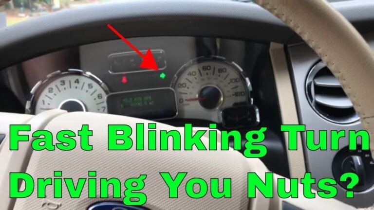 Blinker on Car Blinking Fast