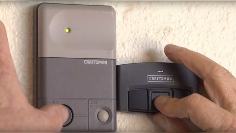 Craftsman Garage Door Opener Blinking Green Light