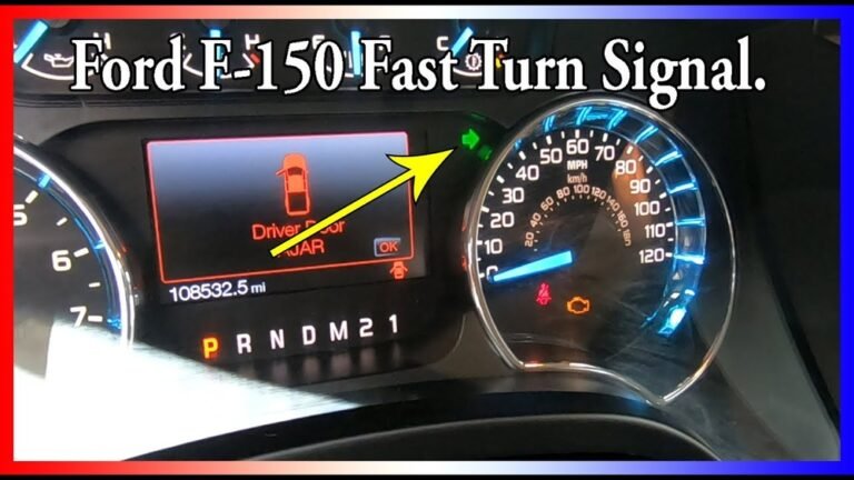 F150 Turn Signal Blinking Fast