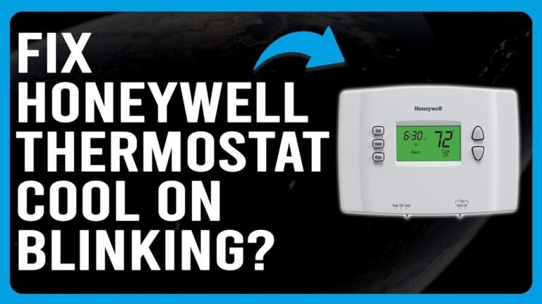 Honeywell Pro Series Thermostat Cool on Blinking