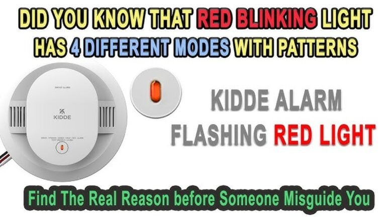 Kidde Smoke Alarm Blinking Red