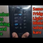 Samsung Refrigerator Light Blinking