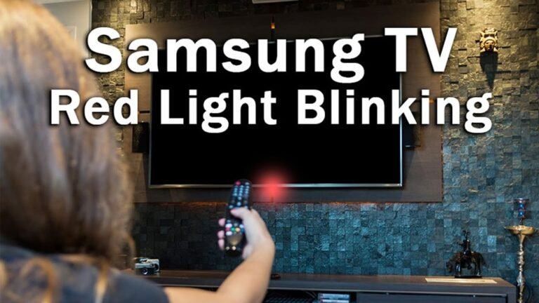 Samsung Tv Blinking Red Light Codes