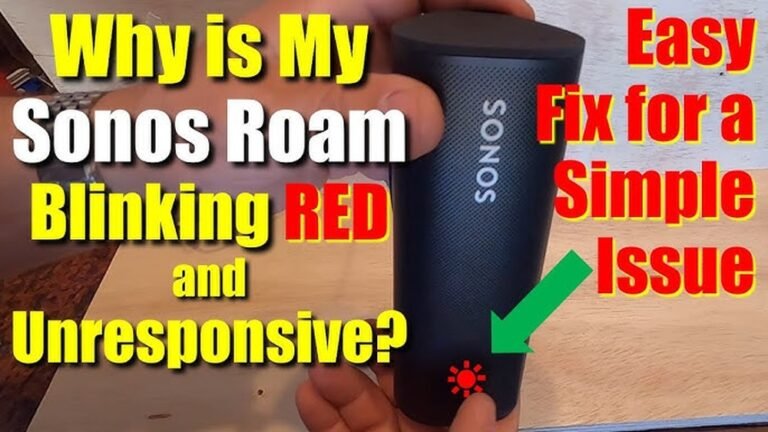 Sonos Blinking Orange