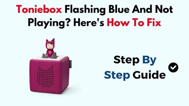 Toniebox Blinking Blue