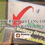 Battery Light on Dell Laptop Blinking Orange