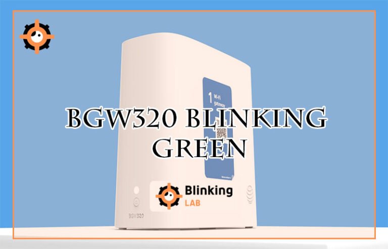 Bgw320 Blinking Green