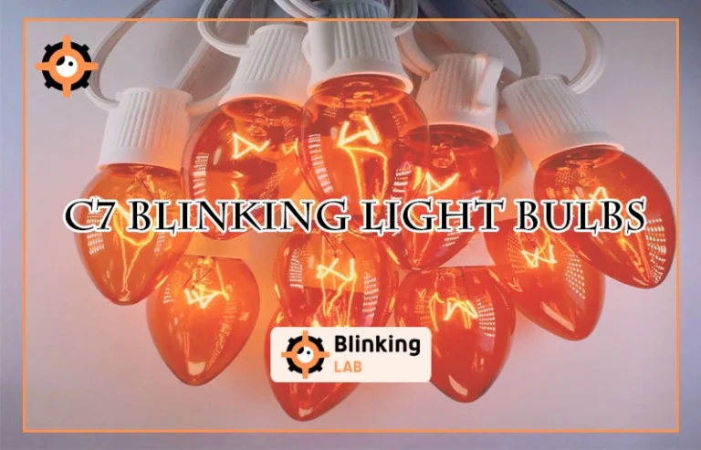 C7 Blinking Light Bulbs
