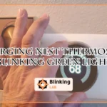 Charging Nest Thermostat Blinking Green Light