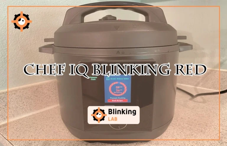 Chef Iq Blinking Red