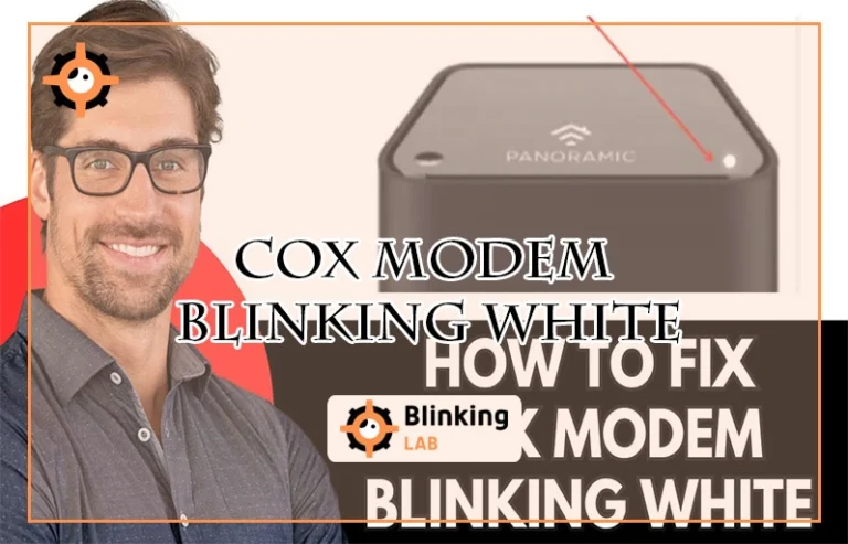 Cox Modem Blinking White