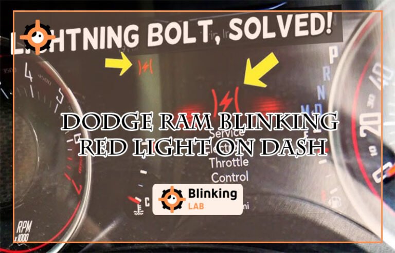 Dodge Ram Blinking Red Light on Dash