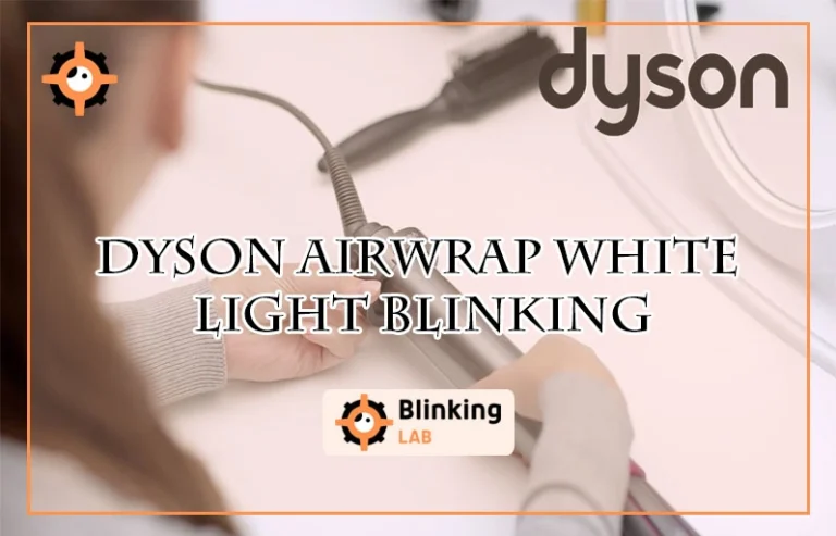 Dyson Airwrap White Light Blinking