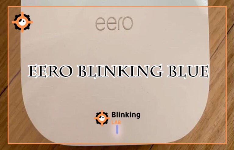 Eero Blinking Blue