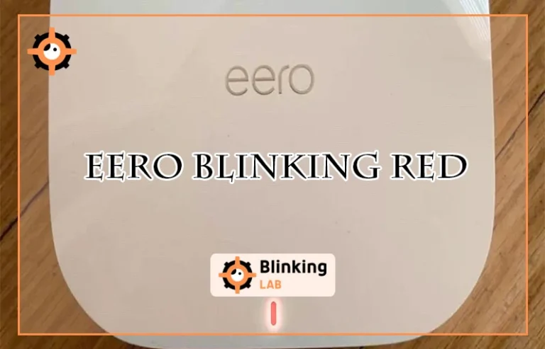 Eero Blinking Red