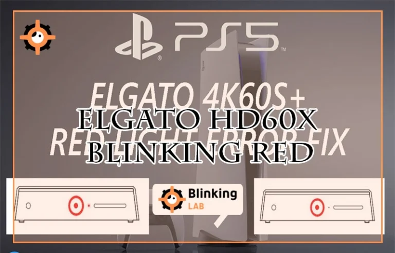 Elgato Hd60X Blinking Red