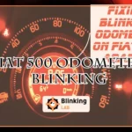 Fiat 500 Odometer Blinking