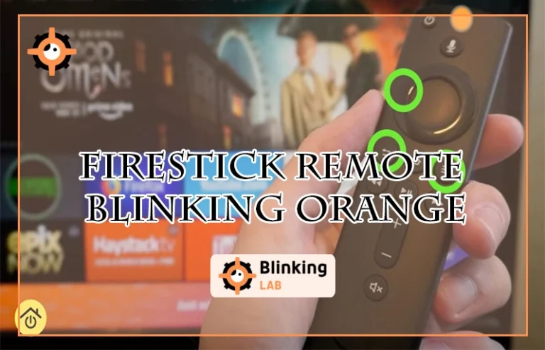 Firestick Remote Blinking Orange