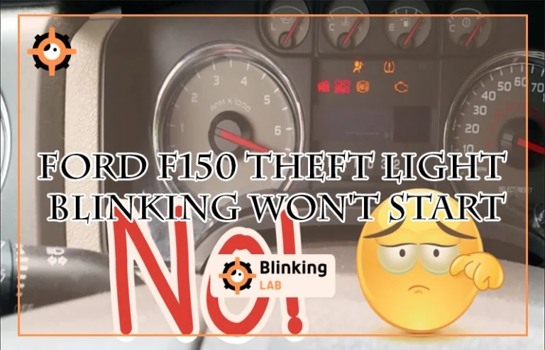 Ford F150 Theft Light Blinking Won't Start