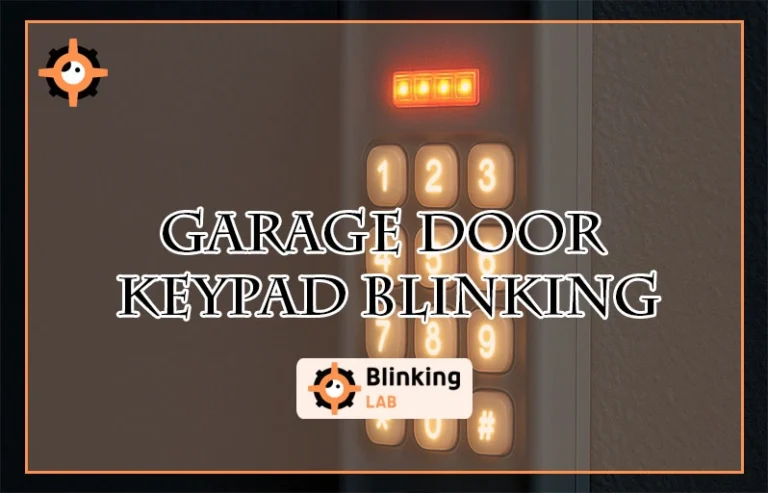 Garage Door Keypad Blinking
