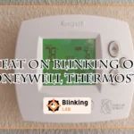 Heat on Blinking on Honeywell Thermostat