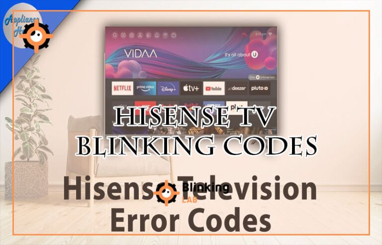 Hisense Tv Blinking Codes