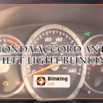 Honda Accord Anti Theft Light Blinking