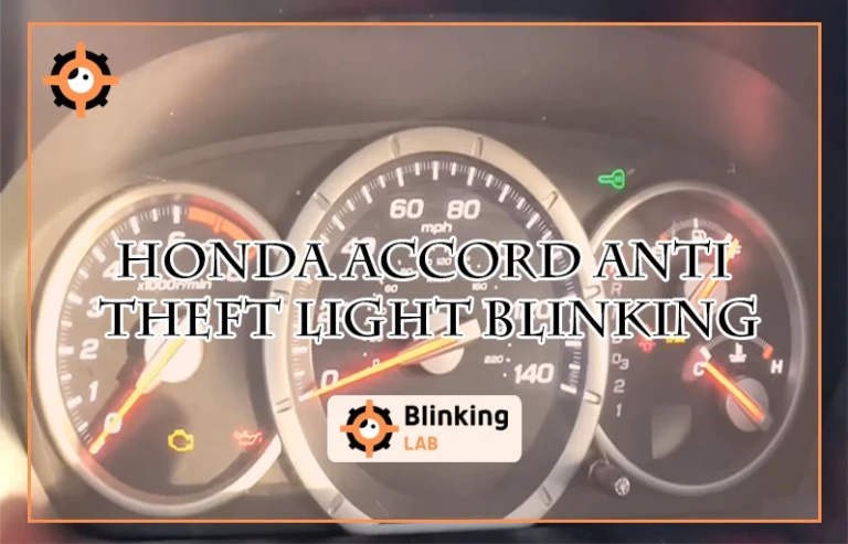 Honda Accord Anti Theft Light Blinking