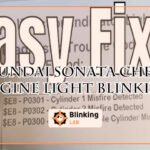 Hyundai Sonata Check Engine Light Blinking