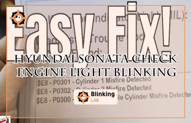 Hyundai Sonata Check Engine Light Blinking