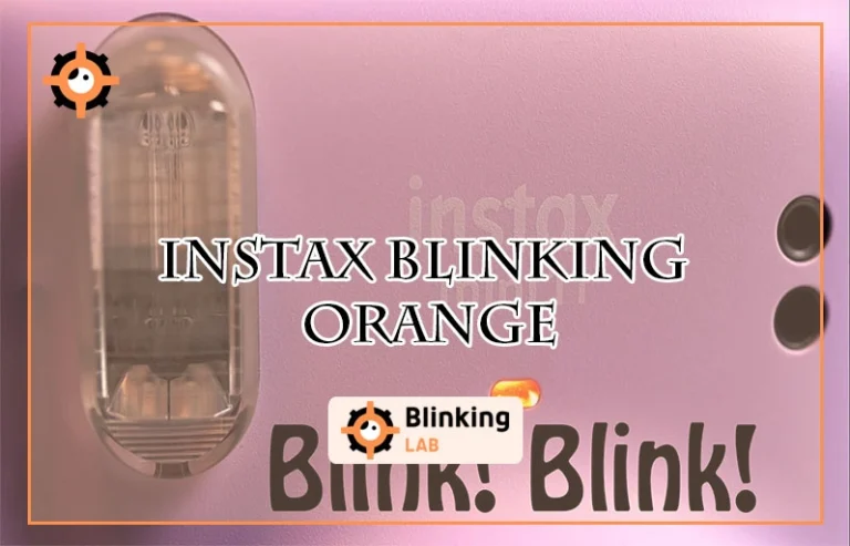 Instax Blinking Orange