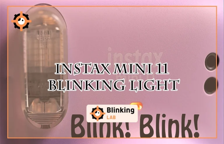 Instax Mini 11 Blinking Light