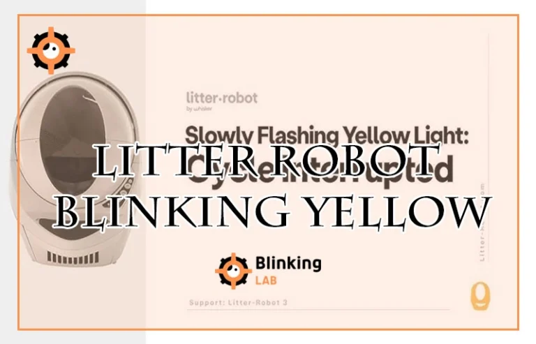 Litter Robot Blinking Yellow