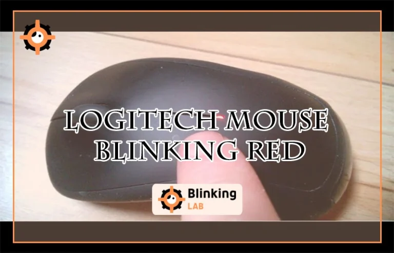 Logitech Mouse Blinking Red