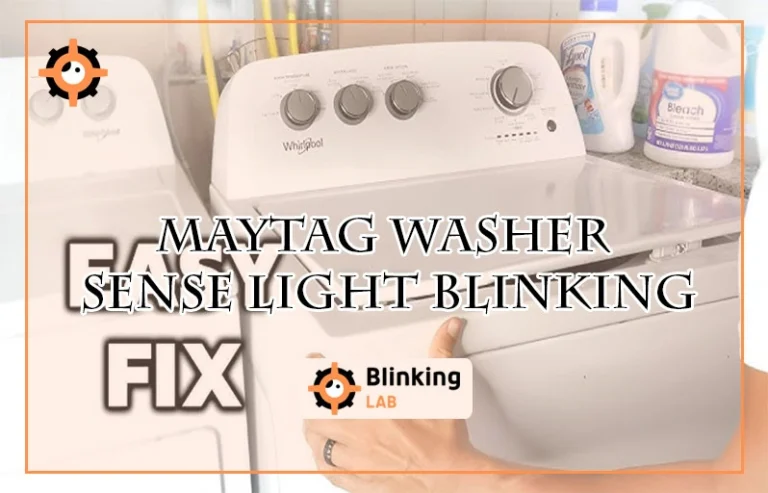 Maytag Washer Sense Light Blinking