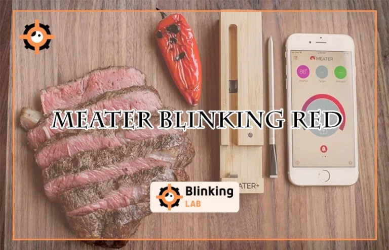 Meater Blinking Red