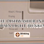 Miele Dishwasher Intake Drain Light Blinking