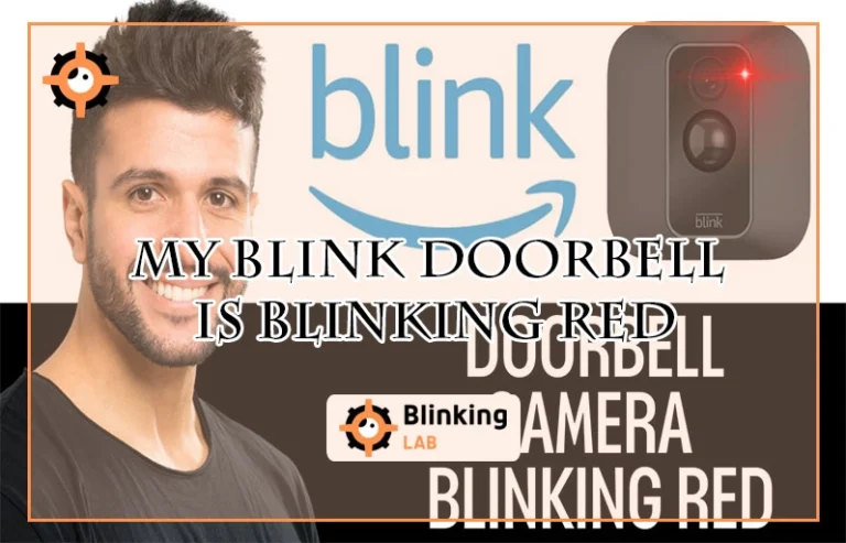 My Blink Doorbell is Blinking Red