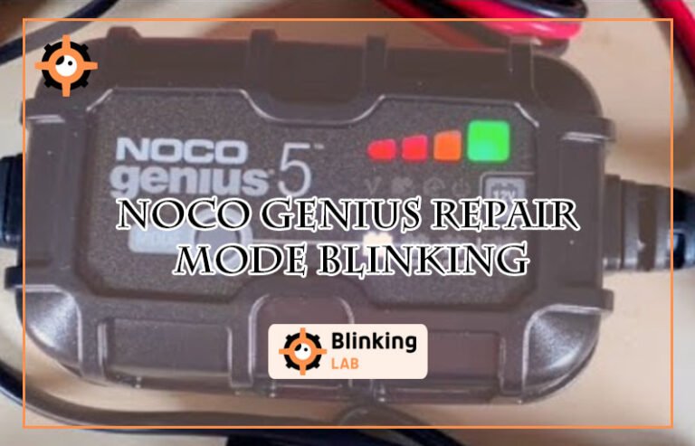 Noco Genius Repair Mode Blinking