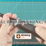 Oral B Io Blinking Red