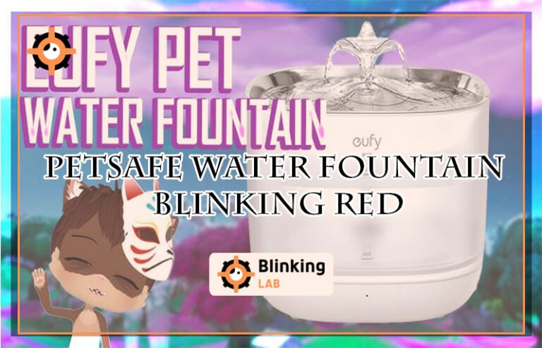 Petsafe Water Fountain Blinking Red