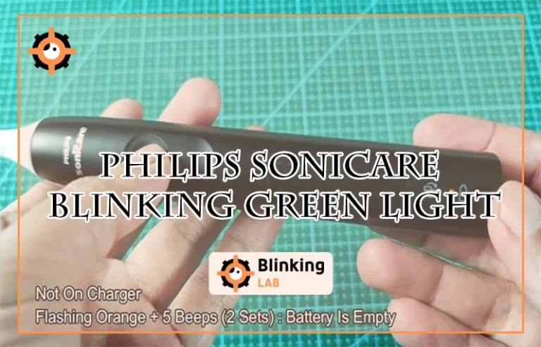 Philips Sonicare Blinking Green Light