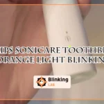 Philips Sonicare Toothbrush Orange Light Blinking