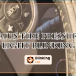 Prius Tire Pressure Light Blinking