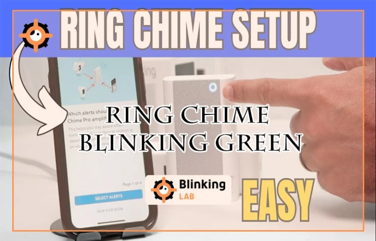 Ring Chime Blinking Green