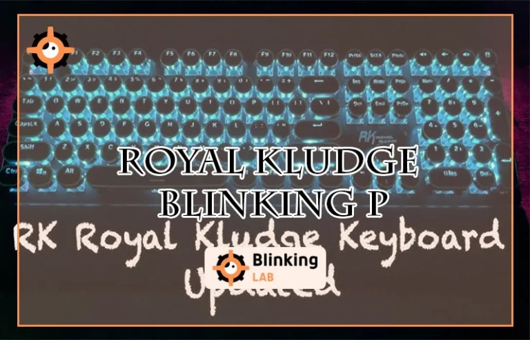 Royal Kludge Blinking P