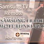 Samsung Frame Remote Blinking Red