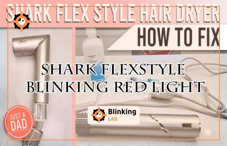 Shark Flexstyle Blinking Red Light