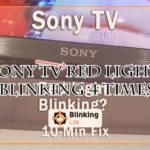 Sony Tv Red Light Blinking 4 Times